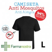Camiseta antimosquitos stingbye camiseta manga corta  | talla l | color negro